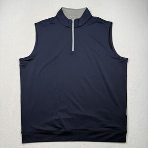 Peter Millar Navy Blue Sleeveless Vest